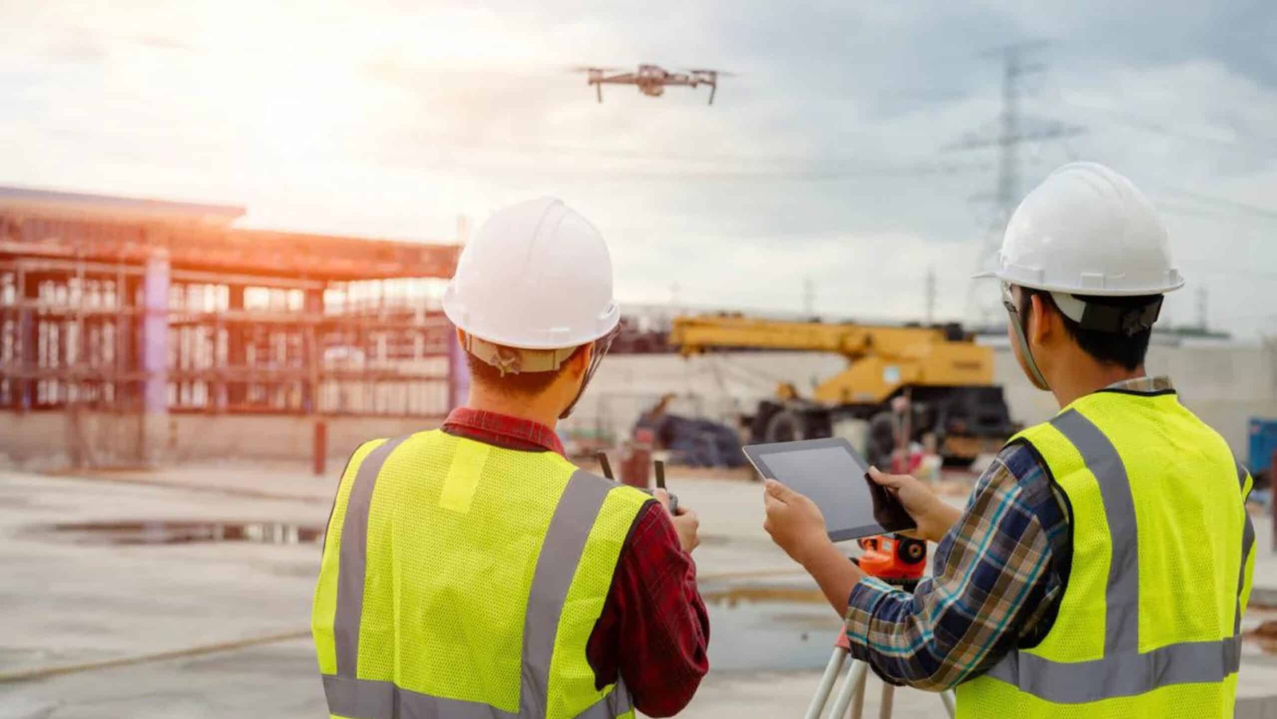 drones in modern construction