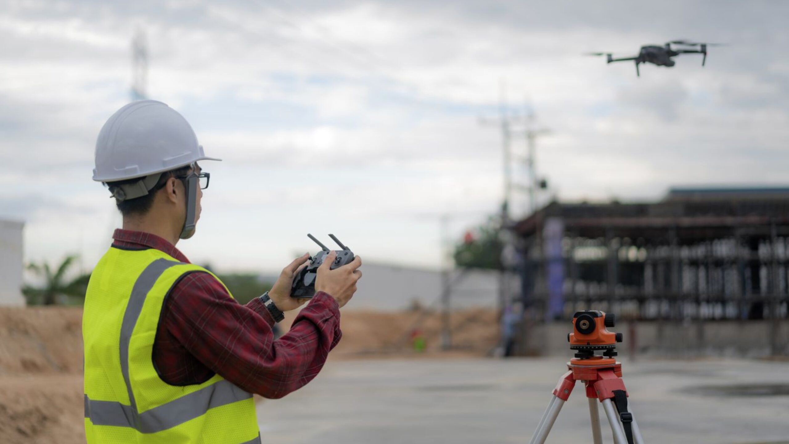 drones in modern construction